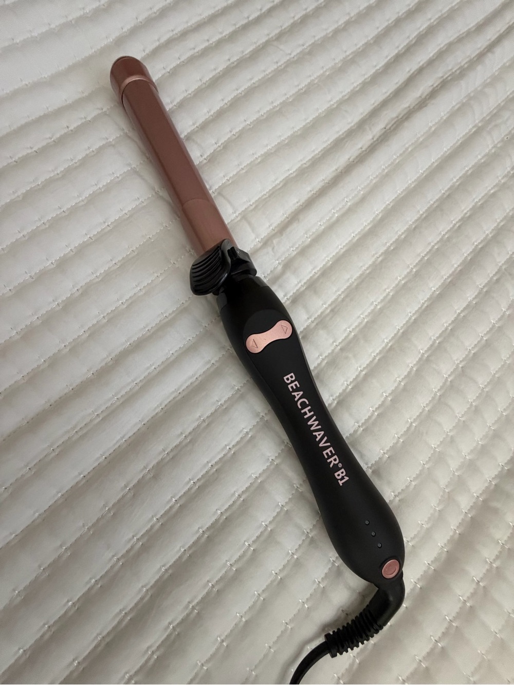 The Beachwaver B1 Rose Gold Curling Iron